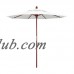 California Umbrella Grove Series Patio Market Umbrella in Pacifica with Wood Pole Hardwood Ribs Push Lift   567155544